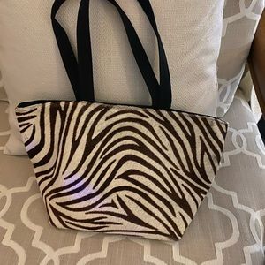 Cute Zebra print bag.